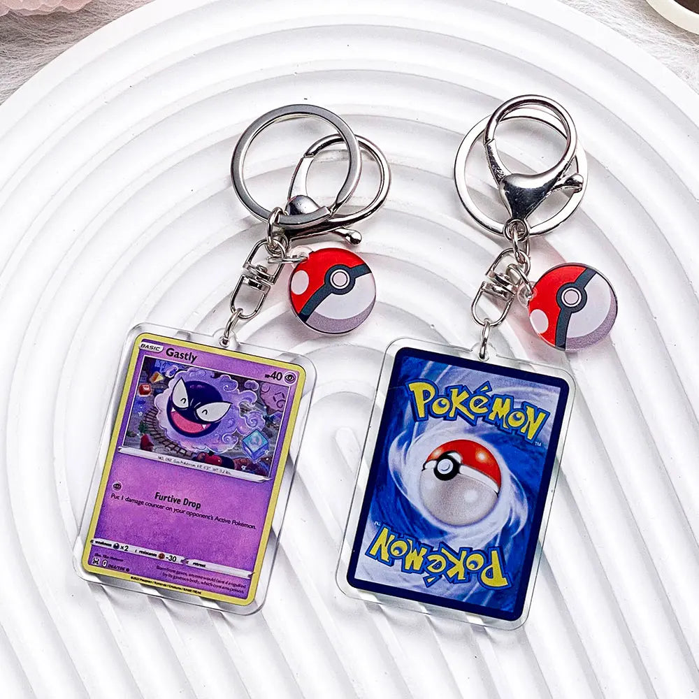 Pokémon Characters Pikachu Bulbasaur Jigglypuff Acrylic Keychain Bag Charms Accessories Backpack Pendant Key Holder Friend Gifts