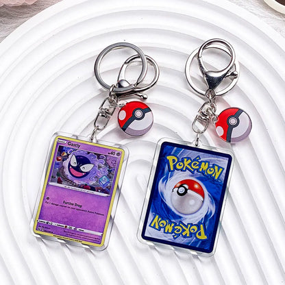 Pokémon Characters Pikachu Bulbasaur Jigglypuff Acrylic Keychain Bag Charms Accessories Backpack Pendant Key Holder Friend Gifts