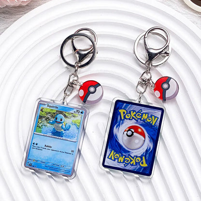 Pokémon Characters Pikachu Bulbasaur Jigglypuff Acrylic Keychain Bag Charms Accessories Backpack Pendant Key Holder Friend Gifts